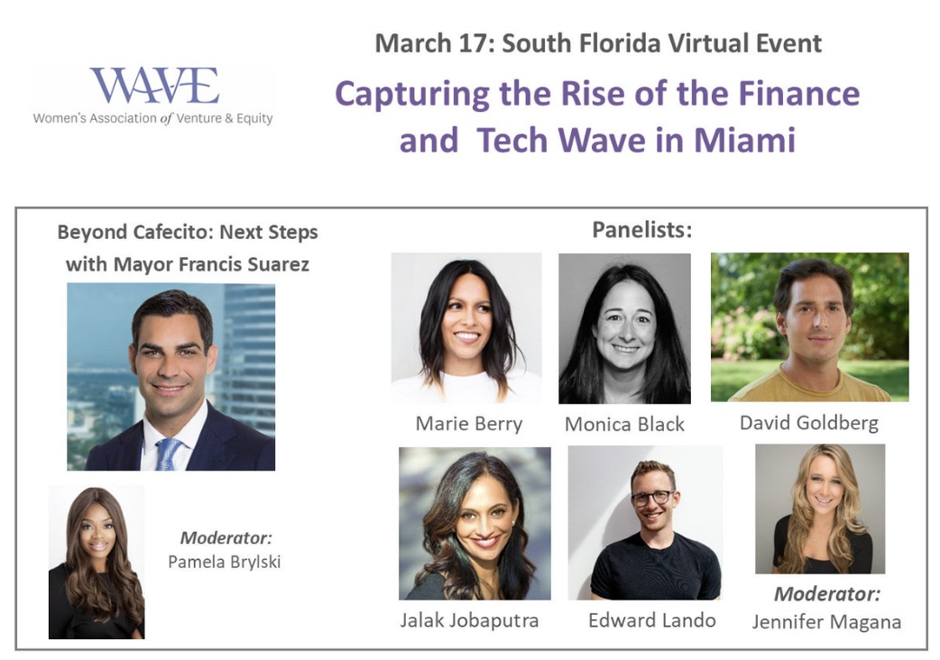 Mar 2021 Women in Private Equity Event with Miami Mayor Francis Suarez